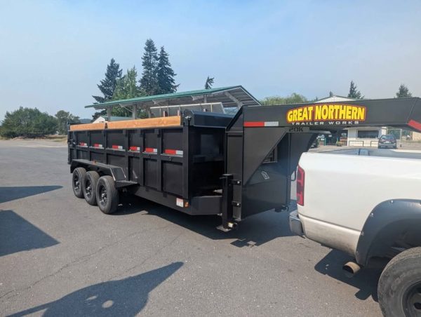 New Great Northern 21k Gooseneck Dump Trailer - Image 3