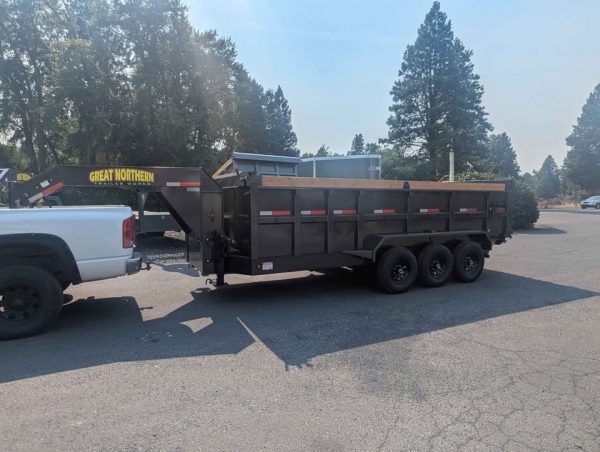 New Great Northern 21k Gooseneck Dump Trailer - Image 2
