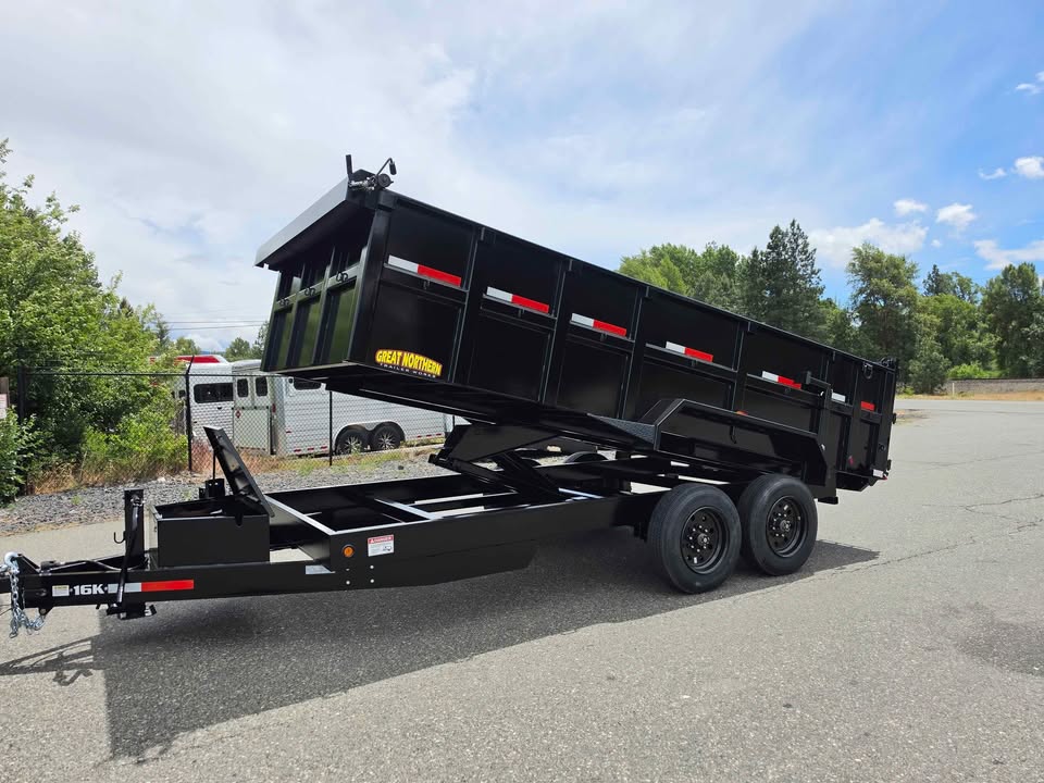 New 16ft 16k Great Northern Dump Trailer